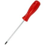 پیچ گوشتی تکی دسته پلاستیکی تک رنگ چهارسو 100×3 2837-RH