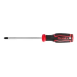 پیچ گوشتی تکی دسته TPR دو رنگ 150*8 چهارسو 2890-RH